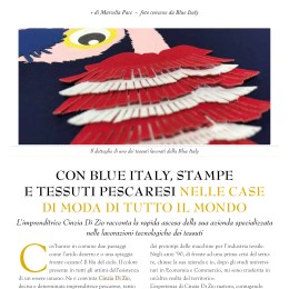 Blueitaly™ story: ABRUZZO IMPRESA - 01/2018 - Nelle case di Moda di tutto il Mondo - www.blueitaly.org
