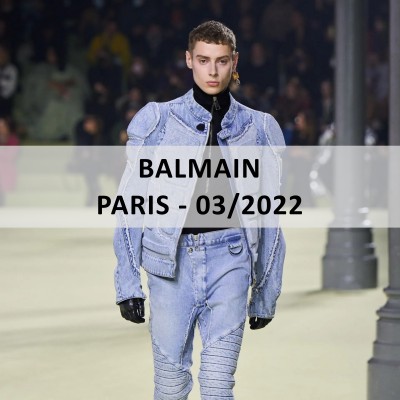 Blueitaly™ for: BALMAIN - Paris - 03/2022 - www.blueitaly.org