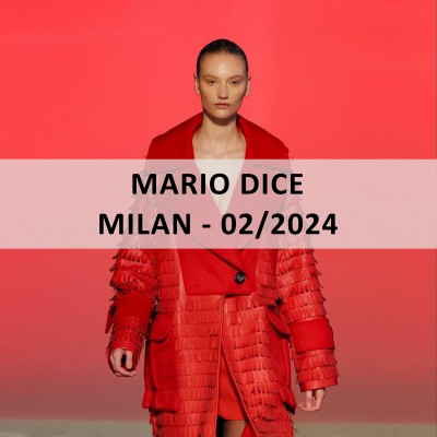 Blueitaly™ for: MARIO DICE - Milan - 02/2024 - www.blueitaly.org