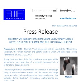 Blueitaly™ story: ORIGIN/MILANO UNICA - Milan - 07/2017 - www.blueitaly.org