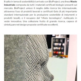 Blueitaly™ story: Leather & Luxury - BioProject: l’innovazione sostenibile che fa tendenza 02/2022 - www.blueitaly.org