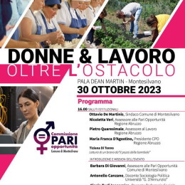 Blueitaly™ for: DONNE & LAVORO - OLTRE L'OSTACOLO - Montesilvano - 30/10/2023 - www.blueitaly.org