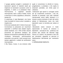 Blueitaly™ for: Investimento per potenziare la produzione sostenibile - Il Sole 24 Ore - 24/05/2024 - www.blueitaly.org