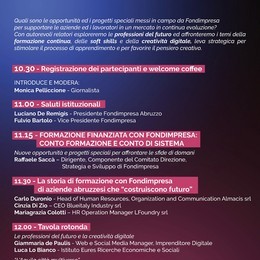 Blueitaly™ for: “LE PROFESSIONI DEL FUTURO” Tra tech, creatività e soft skills - Fondimpresa Articolazione Territoriale Abruzzo - 04/12/2024 L’Aquila - www.blueitaly.org